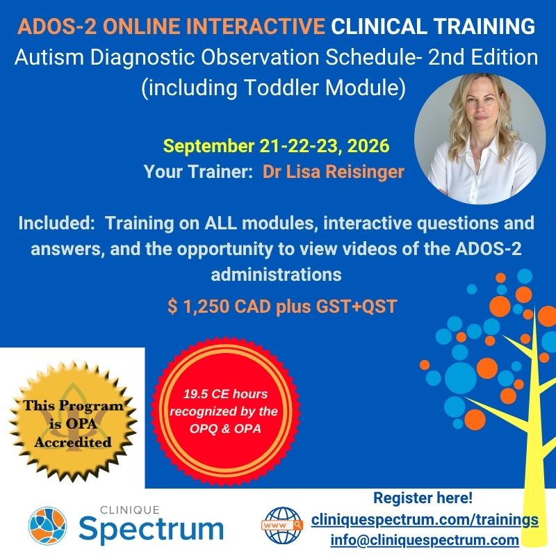ADOS-2 Lisa 21-23 Sep 2026 ADOS-2 Lisa 21-23 Sep 2026